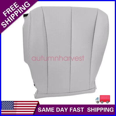 Replacement Driver Bottom Leather Seat Cover Gray For 2011-2014 Toyota Sienna - Image 1 of 4