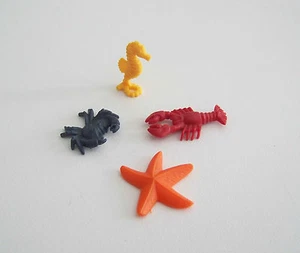 PLAYMOBIL (Z308) MER - Lot de Crabe, Etoile de Mer, Hippocampe & Homard Rouge - Imagen 1 de 1
