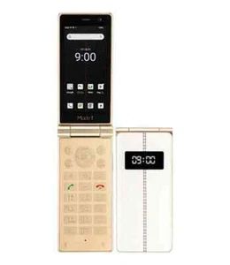 P-UP Mode 1 Retro II 2 MD-06P Freetel Android Flip Phone Sim Free Sheep White JP - Picture 1 of 1