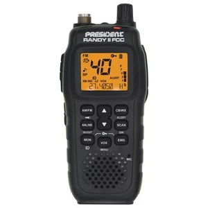 President Randy II FCC AM/FM 2-in-1 Handheld or Mobile 40 Channel CB Radio - Picture 1 of 9
