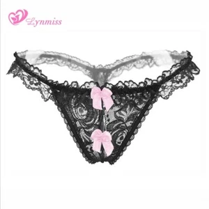  Lingerie de Marque Lynmiss String Sexy Dentelle Erotique Taille Unique - Photo 1 sur 18