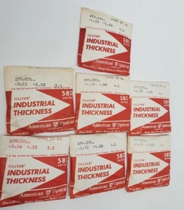 Vintage American Optical Tillyer Industrial Thickness 58mm Lenses - Picture 1 of 4