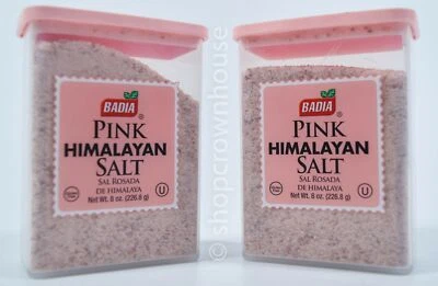 2 condimentos sin gluten Badia PINK HIMALAYAN SAL 8 OZ 01/2026 Foto 1 de 2