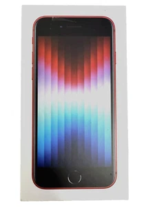 New Apple iPhone SE 3rd Gen (PRODUCT)RED 64GB Unlocked For Any Carrier Worldwide - Afbeelding 1 van 6