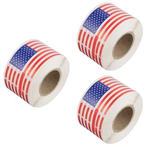 250pcs Journaling Stickers 4th Of July Decal American Flag Labels - Afbeelding 1 van 12