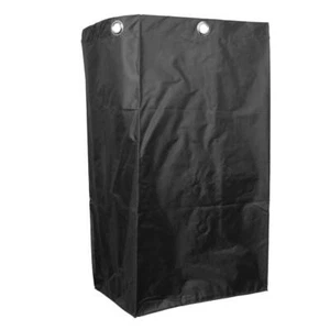 Replacement Bag for Laundry Hamper Truck Housekeeping Cleaner Carts Bag Black - Picture 1 of 10