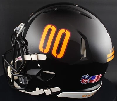 Casco de fútbol americano réplica tamaño completo velocidad Riddell de los Washington Commanders NFL Foto 1 de 4