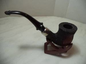 PIPA BARACCI IN RADICA PIPE PFEIFE 34 FINITURA RUSTICATA nuova - Imagen 1 de 6