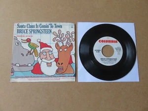 BRUCE SPRINGSTEEN Santa Claus Is Comin' To Town COLUMBIA USA DEMO 7" AE71332 - Imagen 1 de 6