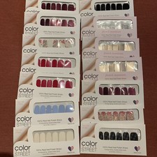Set of 14 Color Street Rare Retired nail strips - Includes 🦄 Boarding School 🦄