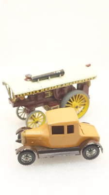 Matchbox Lesney Nº 8 1926 Morris Cowley Bullnose + Fowler Showman MOY Foto 1 de 4