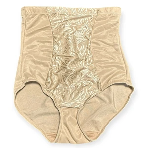 MAIDENFORM Women’s Beige High Waist Brief Shapewear Size Large - Picture 1 of 4