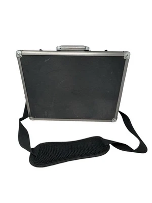 Vanguard Black Silver Aluminum Hard Storage Audio  Video Camera Case 18 x 13x 7" - Image 1 of 4