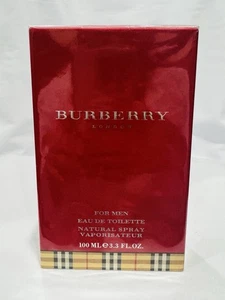 Burberry LONDON for Men 100ml 3.3 oz EDT Natural Spray New SEALED Authentic Rare - Picture 1 of 4