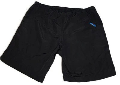 Pantalones Cortos de Senderismo KAVU Para Hombre Negros de Nylon con Cinturón Bolsillos XL Foto 1 de 4