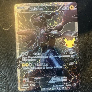 Saubere NM Zekrom 114/114 Celebrations 25th Anniversary Holo Foil Pokemon Karte TCG - Bild 1 von 10