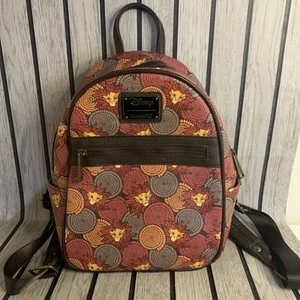 Disney Loungefly Lion King African Simba Floral Mane mini Backpack VGC - Picture 1 of 5