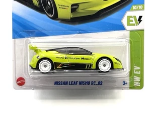 Hot Wheels Nissan Leaf Nismo RC_02 Treasure Hunt #168 SUPER PERSONALIZADO INTERCAMBIO DE RUEDAS - Imagen 1 de 5