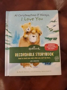 Hallmark At Christmastime & Always I Love You Recordable Storybook VG NEW AAAs - Picture 1 of 3