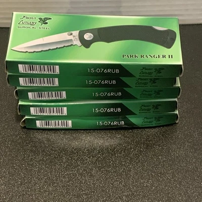 Lot Of 5 FROST CUTLERY PARK RANGER II 15-076RUB New - Image 1 of 4