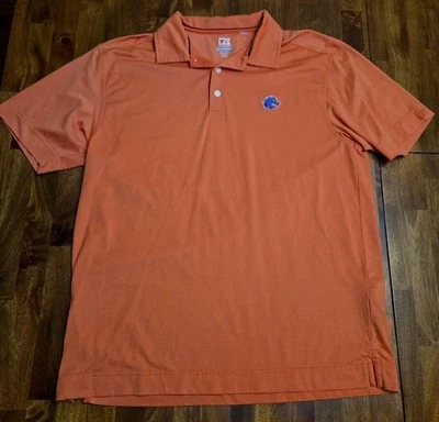 Camisa Polo Para Hombres CUTTER & BUCK Naranja BOISE STATE BRONCOS NCAA XL Foto 1 de 4