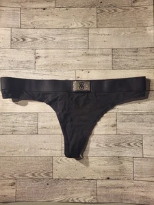 Victoria's Secret Shine Patch Cotton Thong Tanga Hiphugger Size Large - Picture 1 of 5