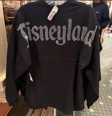 Новая футболка Disneyland Resort со стразами Bling Black Spirit 2025 XS - Изображение 1 из 2