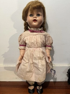 Muñeca Ideal Saucy Walker años 50 vintage ojos coquetos 22" Foto 1 de 4