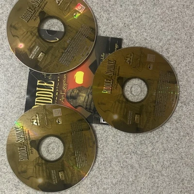 Riddle of the Sphinx An Egyptian Adventure PC CD Rom Disk With Manual No Cases - Image 1 of 2