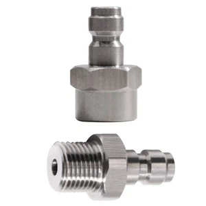 2X(2 Pezzi Adattatore Universale 8mm Connettore Rapido, M11X1 Filettatura Interna u9531 - Foto 1 di 7