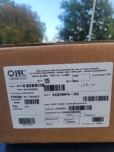 Lot Box 125 Messenger Drop Clamp Belden  SC02MFA-SS - Picture 1 of 7