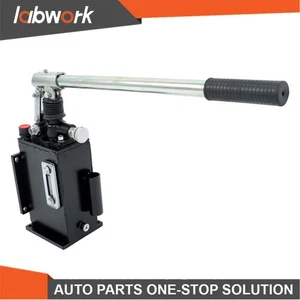 Labwork Single-Acting Hydraulic Pump 1.5 CID Manual With Release Knob 3 Qts - Picture 1 of 21