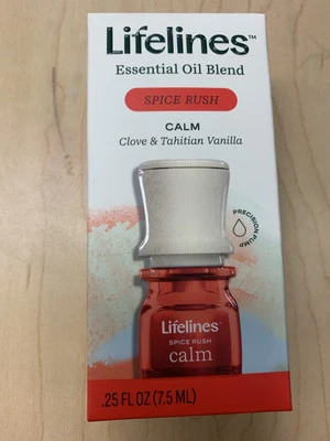 New Lifelines Essential Oil Blend CALM Spice Rush Clove & Vanilla .25oz - Image 1 of 4