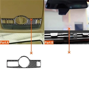 Reading Light Control Trim B Carbon Fiber For VW Golf4 GTI Jetta MK4 1999-2004 - Picture 1 of 12