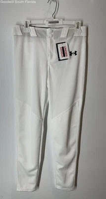 Under Armour Boys White Tapered Leg Activewear Baseball Pants Size YL With Tags - Image 1 of 4