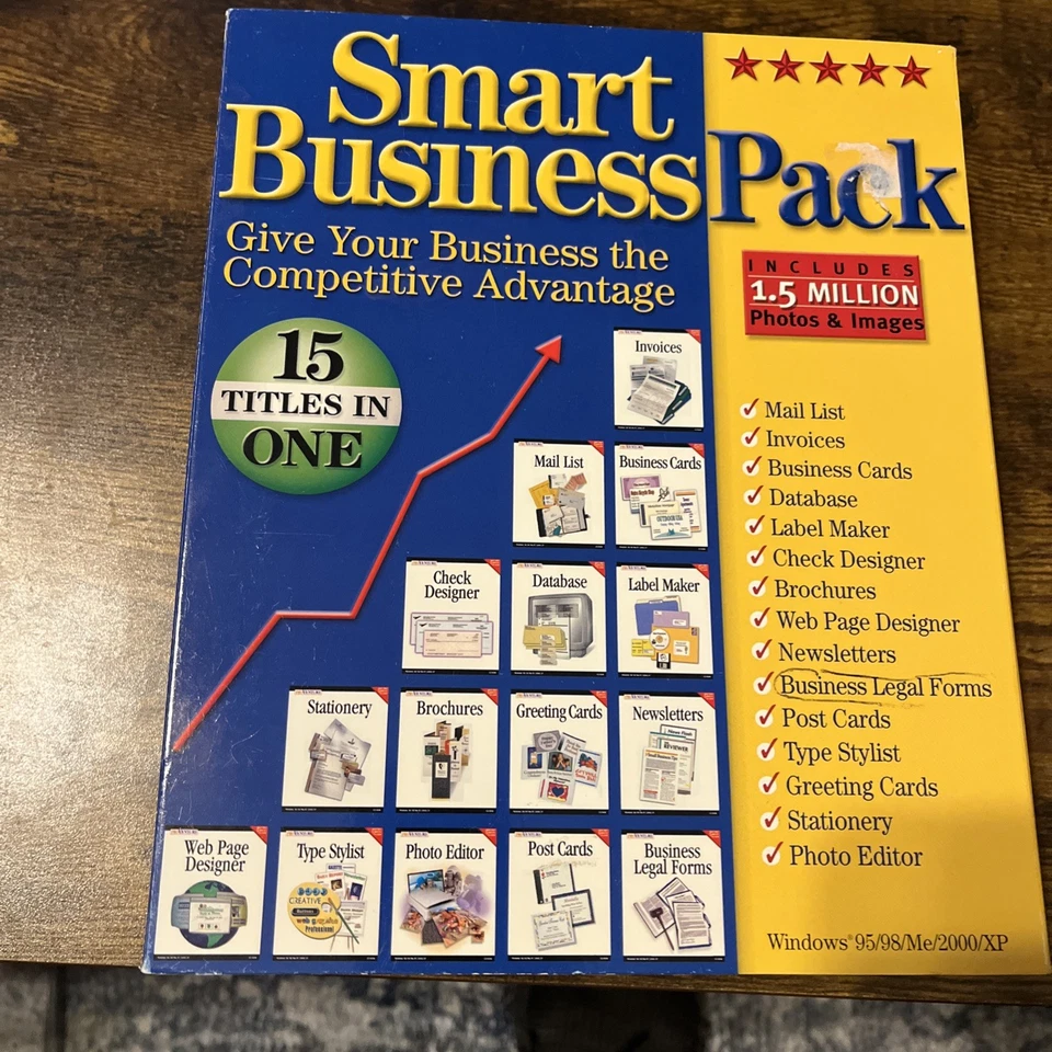 Smart Business Pack Para Windows 95/98/Me/2000/XP ¡ENVÍO GRATUITO! Foto 1 de 4