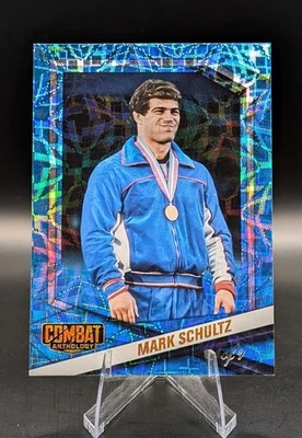 Antología de combate Panini 2025 1 de 1 Mark Schultz 1/1 uno de un estuche Hit SSP EE. UU. Foto 1 de 3