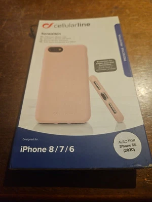 Cellularline Sensation Cover Protettiva per iPhone 8/7/6 In Rosa  - Immagine 1 di 2