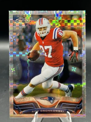 ROB GRONKOWSKI 2013 Topps Cromo #35 XFractor New England Patriots Foto 1 de 2
