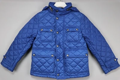 BURBERRY Blue Snap/ Zip Quilted insulated Jacket Children Sz 4-5 years 110 CM - Image 1 of 4
