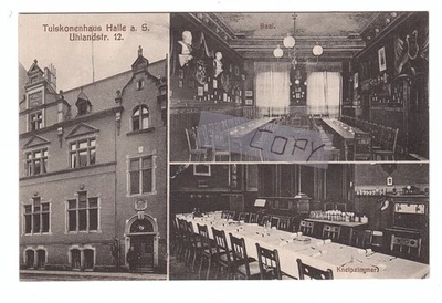 AK Halle (Saale): Tuiskonenhaus um 1910 - Uhlandstraße 12 - selten - Bild 1 von 2