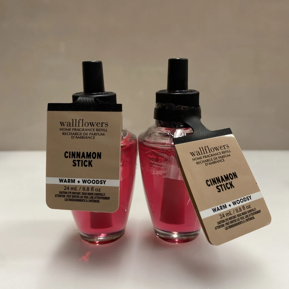 2X CINNAMON STICK Wallflower Refill Bulbs SEALED Bath & Body Works - Image 1 of 1