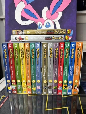 Pokemon Adventures Manga Box Sets Complete Red Blue Gold Silver Viz Media Hgss - Image 1 of 3