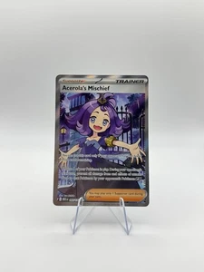 Pokemon Mega Evolution Acerola's Mischief ARTE COMPLETO ENG 165/132 NM - Imagen 1 de 2