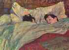A4 Print Toulouse Lautrec In The Bed Dans Le Lit