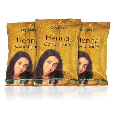 Acondicionador capilar ozono henna | hombres y mujeres | Ideal para cabellos fuertes y dañados, S Foto 1 de 4