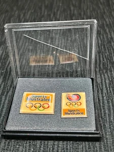 SPORTS ILLUSTRATED - OLYMPIC LOGO PINS GREAT FOR ANY VINTAGE COLLECTION! - Picture 1 of 4
