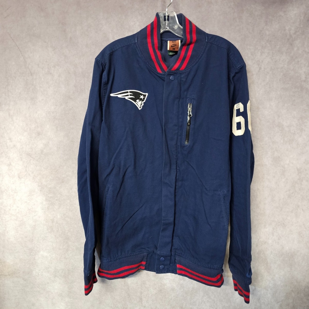 XL NIKE×NFL New England Patriots ジャージ 紺 New Tom Brady Mens XL New England Patriot Super Bowl 53 Nike
