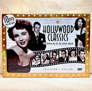 Hollywood Classics The Golden Age of the Silver Screen DVD (10-Disc Set) B&W See - Picture 1 of 4