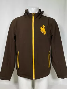 Chaqueta con Capucha Wyoming Cowboys G-III Marrón Cremallera Completa Para Hombre GRANDE - Imagen 1 de 13
